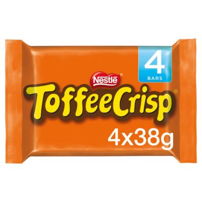 Toffee Crisp Milk Chocolate Bar Multipack 4x38g