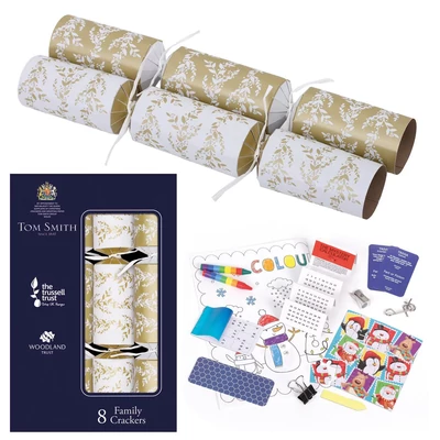 Tom Smith Gold Family Crackers 8x12.5" méretű cracker