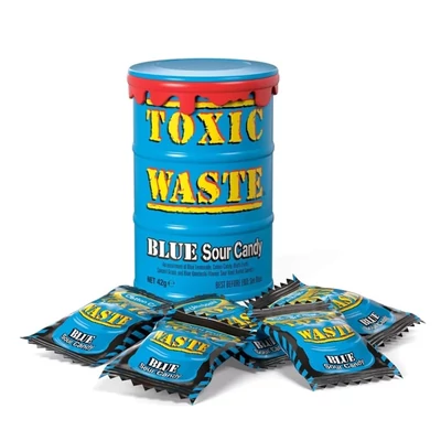 Toxic Waste Sour Candy Drum Blue (kék hordó) 42g