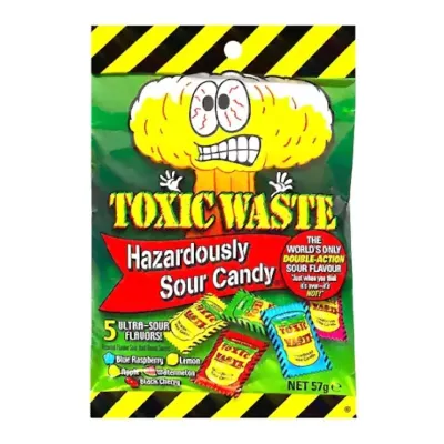 Toxic Waste Original - Hazardously Sour - savanyú kemény cukorka 57g