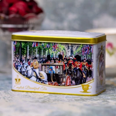 The Royal Family Classic Tea Tin - fémdobozos English Breakfast fekete tea 40 filter
