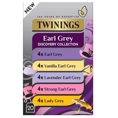 Twinings Earl Grey Discovery Collection - 20 db borítékolt filter