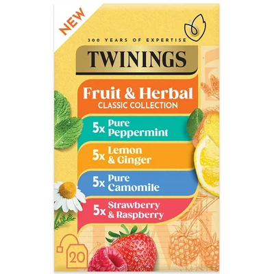 Twinings   Fruit & Herbal Classic Collection   - 20 db borítékolt filter