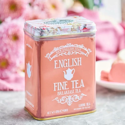 New English Fine Tea - English Breakfast (fémdobozos) 125g