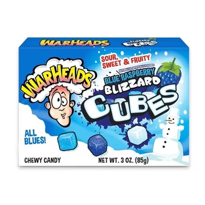 Warheads Blizzard Cubes Blue Raspberry [USA] 85g
