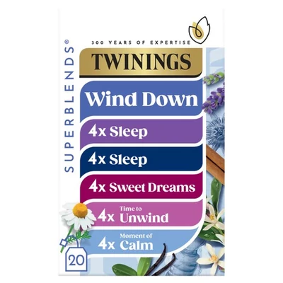 Twinings  Superblends Wind Down Collection - 20 db borítékolt filter