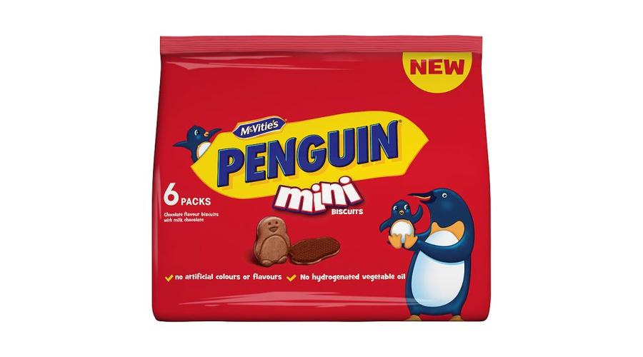 Angol Mcvities Penguin Mini Biscuits 6x25g, Angol Desszertek, édességek, Brit Desszertek