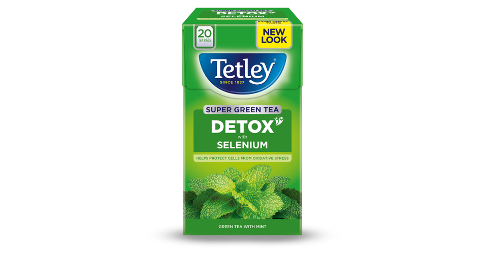 Angol Tetley Super Green Tea Detox Mint Tea 20 db filter, Angol Zöld